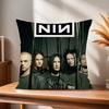 Подушка с принтом N-Nine Inch N-Nails Мягкая и удобная Наволочка для дивана Гостиной Домашнего офиса Декор и Защитные чехлы