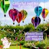40cm Balloon Hot Air Balloon Spinner Rainbow Colors Striped Tie Dye Pinwheels