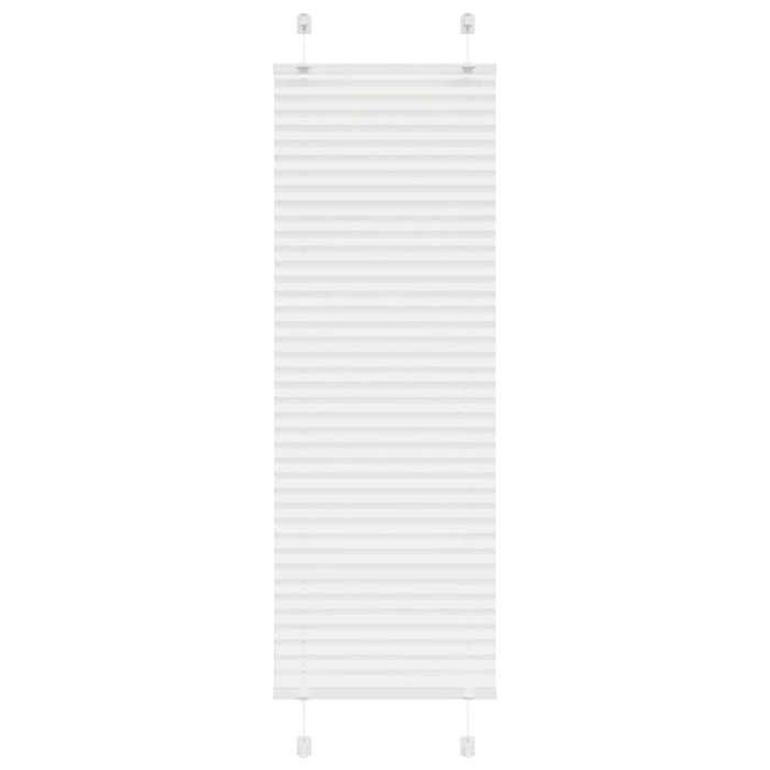 VidaXL Store Pleated White 45x100 Cm Fabric Width 44.4 Cm Polyester, Pleated Window Blind, Accordion Blind, Blind 4015472