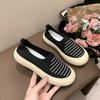 2024 Женская теннисная обувь Легкие дышащие спортивные кроссовки Слипоны Женские повседневные прогулочные туфли Мягкая обувь Обувь на плоской подошве РАЗМЕР 35-41