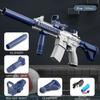 Water Gun Electric M416 Pistol Shooting Lighting Toys Gun Full Automatic Summer Pool Beach Toys for Kids Children Boys Girls Adult with Cool Led Light