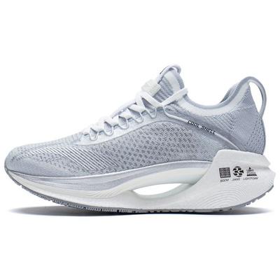 Кроссовки Li Ning Absolute Shadow Essential Breathable Rebound Low-Top для бега, женские кроссовки, серебристые ARRS004-8