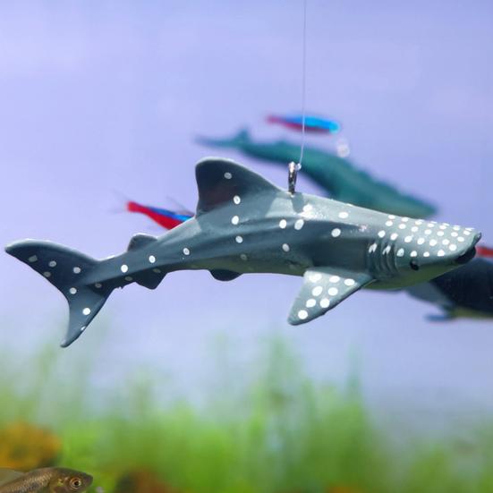 Mini Shark Simulated Floating Whales Aquarium Ornaments Realistic Floating Cartoon Figurines Odorless Fish Tank Decoration Vibrant Colors Miniature