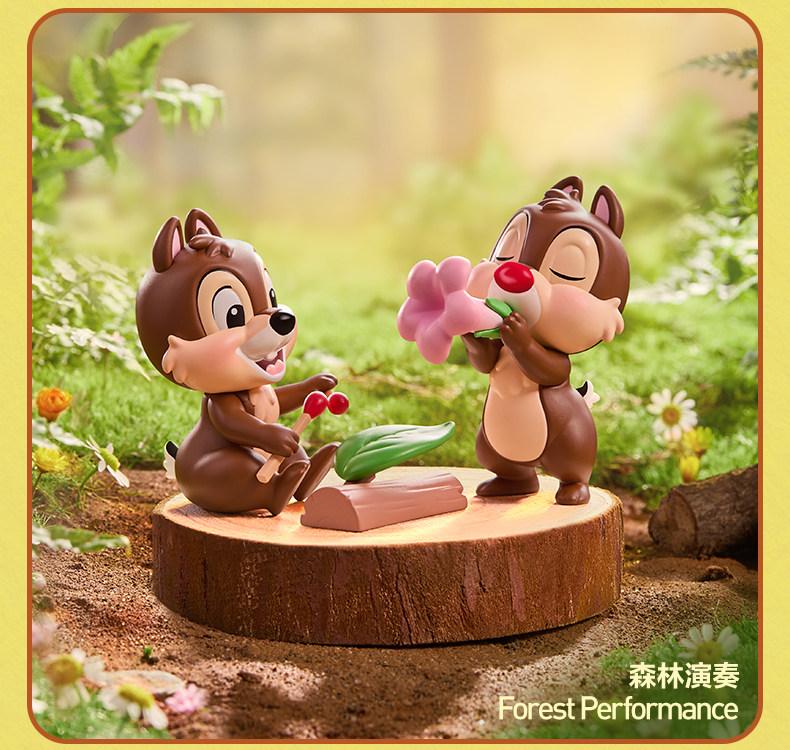 Chip And Dale Figurine Blind Box Flocked Desktop Ornament Collectible Home Decor Gift For Adult Collectors