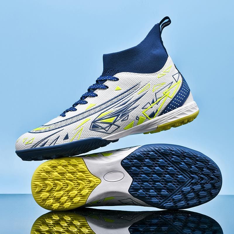 High Top Football Shoes Primary School Students TF Broken Nails Youth AG Long Nails Adult Lawn Game Training Shoes Men and Women 2025