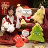 Toy Plush Santa Multi Color Design Children Room Christmas Decoration Doll Gift