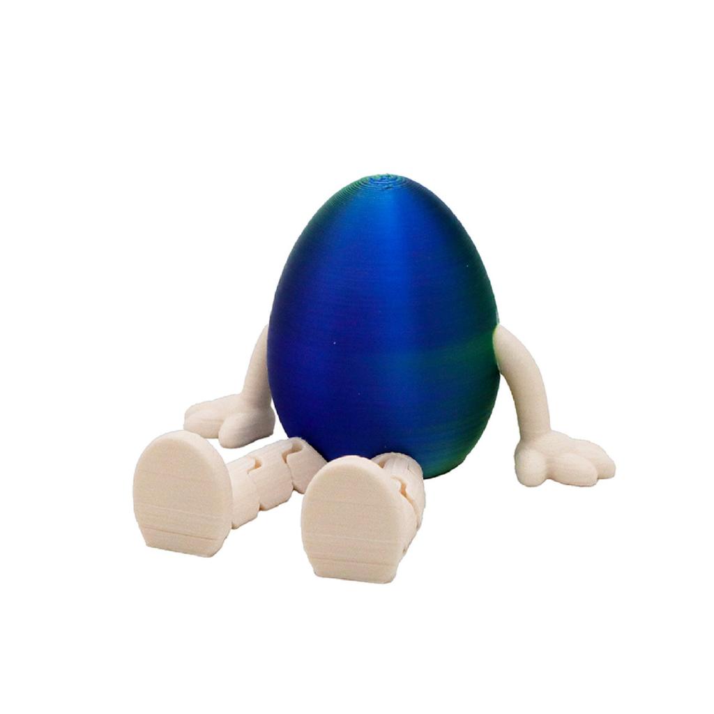 3D Printed Movable Easter Bunny Egg Toy, Creative Gift, Bunny Egg Ornament