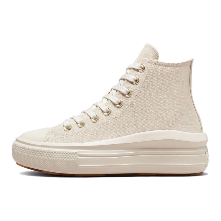 Converse Chuck Taylor All Star Move Platform High Golden Elements Women Sneakers Cream Natural-Ivory Egret A02189C