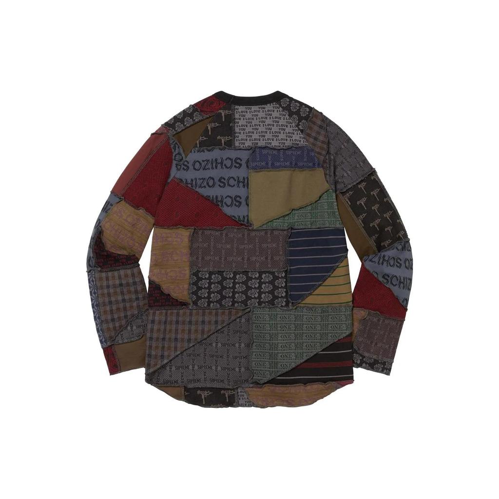 Supreme Patchwork Jacquard L / S Top (Unisex) Sweaters SUP SS23 118