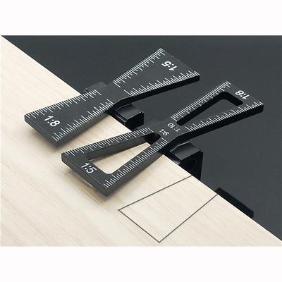 Автоматический перевод: 1:5 &1:8 Ласточкин хвост Маркер Градуированная маркировка Шаблон Датчик Деревообрабатывающий инструмент Соединение Калибр Шкала Ласточкин хвост Руководство Измерение Деревянные инструменты