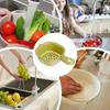 Fruit Cleaner Bowl Kitchen Draining Basket 2 In 1 Rotatable Strainer Colander With Handle For Washing Cleaning Berries Salad