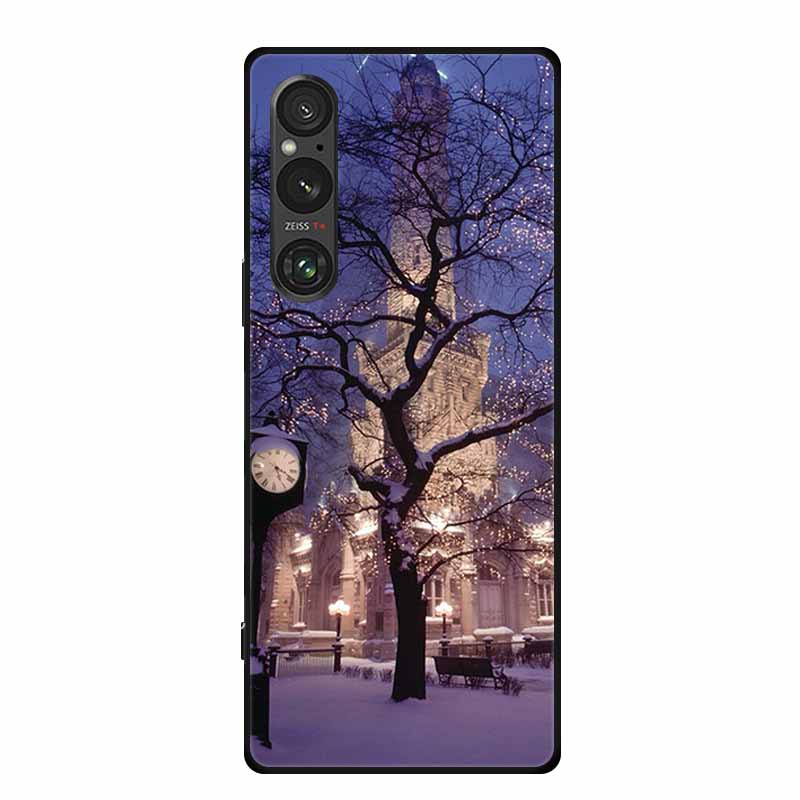 Для Sony Xperia 1 VI Чехол Роскошный Мягкий Силиконовый ТПУ Задняя Крышка Телефона для Sony Xperia1 VI 5G Милый Ударопрочный Цветы Мультяшный Чехол