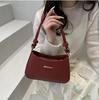New commuting solid color armpit bag crossbody bag simple and fashionable shoulder bag temperament women's handbag