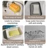 Soap Holder Travel Case Portable Soap Container Double-Layer Draining Dish Tray For Vacation Outdoor Road Trips Hotel College