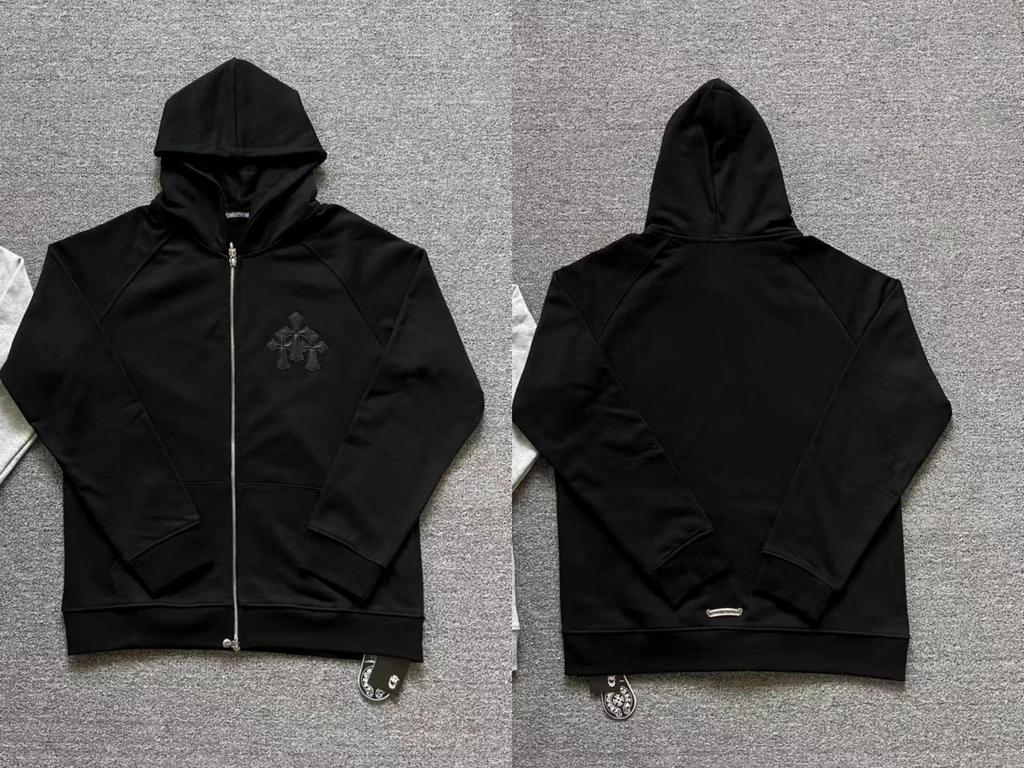 Худи с вышивкой Крест Подкова для мужчин и женщин - Осенняя одежда