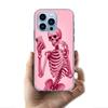 A Funny Skeleton Skull Cases Phone Case For Iphone 17E 16E 17 Air 16 Pro Max 15 Pro 14 Plus 11 13 12 Mini Cover Cases Compatible