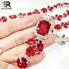 123-126Colorful Hot Sell Sew Crystal Chain Trimming  Wedding Belt Rhinestones Applique Embroidery for Clothing Nail Art Bags Use