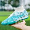 35-48 высокие футбольные бутсы, резиновые молодежные кроссовки с короткими ногтями, футбольные тренировочные кроссовки, детские футбольные бутсы с искусственным газоном