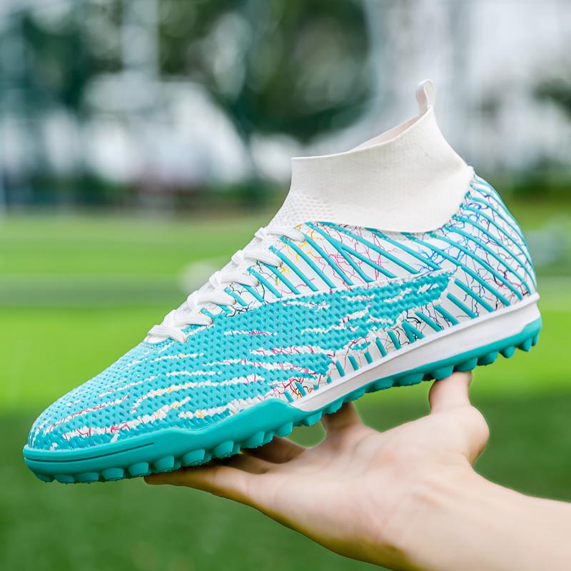 35-48 высокие футбольные бутсы, резиновые молодежные кроссовки с короткими ногтями, футбольные тренировочные кроссовки, детские футбольные бутсы с искусственным газоном