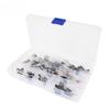 120pcs Electrolytic Capacitor 12 Values 1uF-470uF DIP Electrolyte Capacitors 16V 25V 50V Aluminum Electrolytic Capacitor Kit