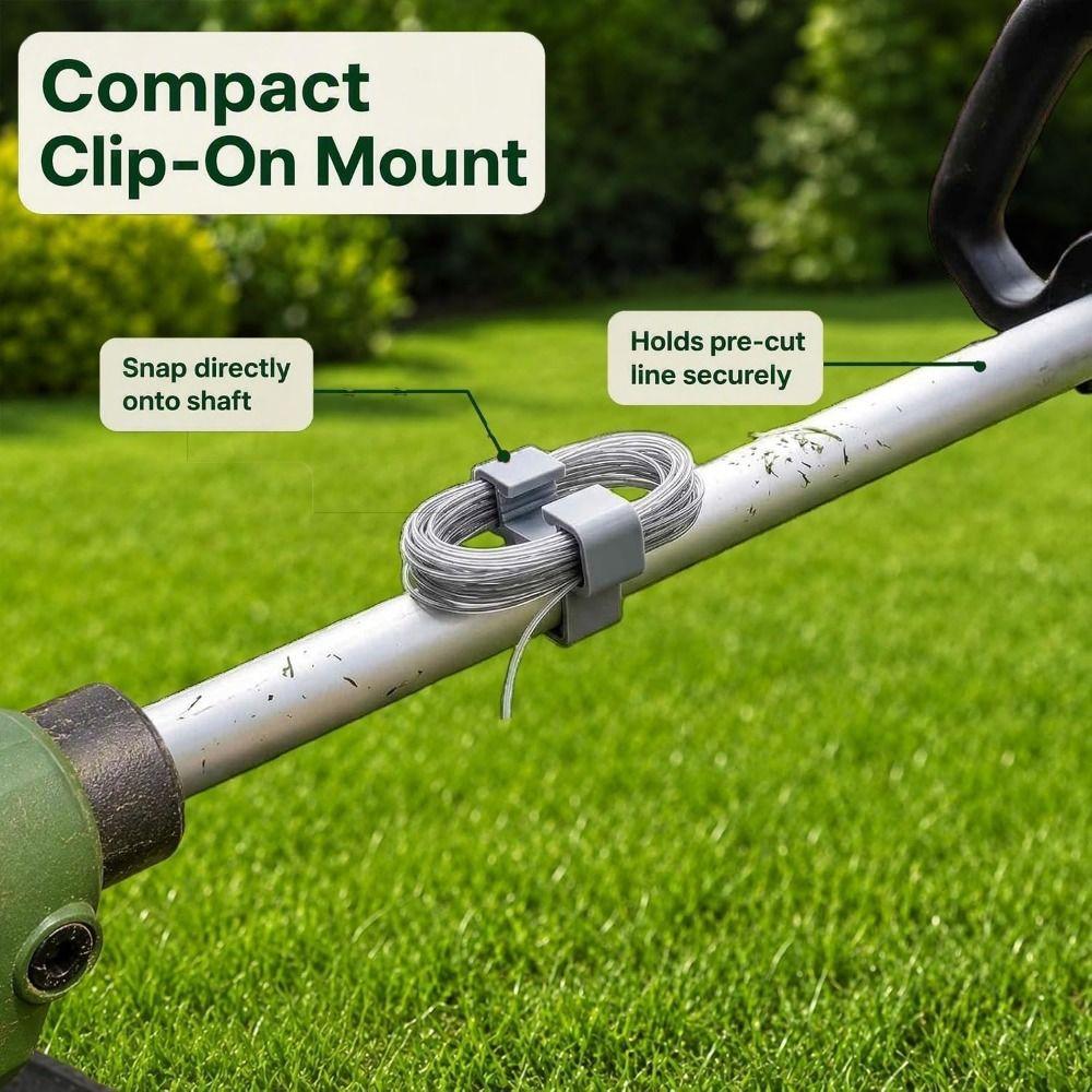 Space Saving Trimmer Line Holder 25.4 mm Shaft Trimmer Line Organizer String Trimmer Accessories