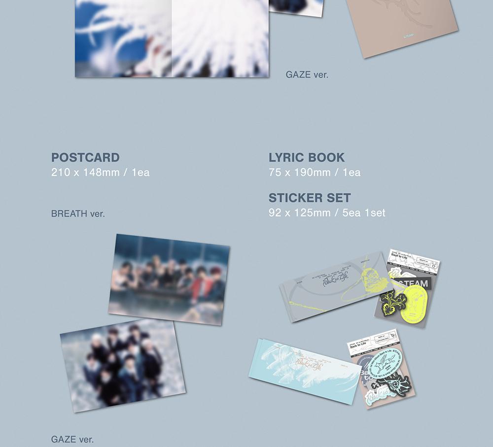 (ДЫХАНИЕ / ВЗГЛЯД вер.) &TEAM [Back to Life] KR 1-й мини-альбом