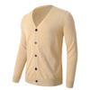 Men's Cardigan Sweater V Neck Casual Soft Long Sleeve Button Down Knitted Winter Sweater