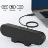 Мини Саундбар Динамик Зажим Портативный USB Проводной Компьютер ТВ ПК Ноутбук Настольный Сабвуфер Звуковая Коробка Музыка Caixa De Som Bocina Coluna