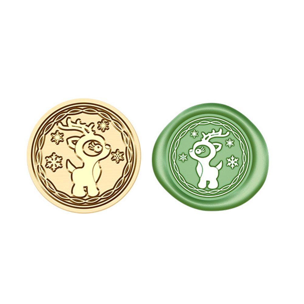 Фестиваль снежинок Ретро Винтаж Рождественская серия Медная латунная печать сургучной печатью