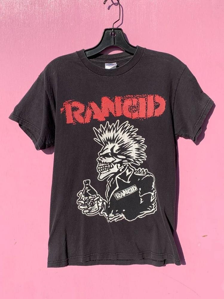 Панк-рок группа Rancid, короткий рукав, черный цвет, классическая футболка KV28715, унисекс футболка