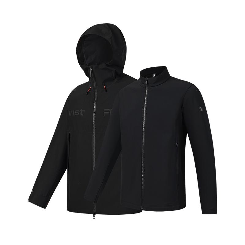 Fila EXPLORER Водонепроницаемая и ветрозащитная куртка-ветровка для сохранения тепла Мужская A11M617729FBK