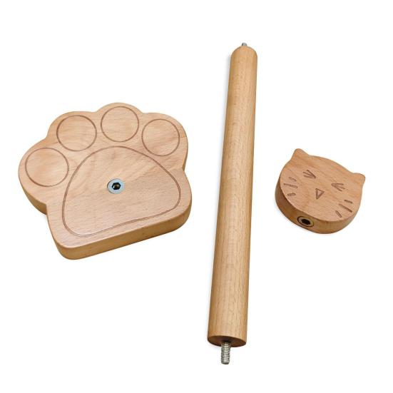 Держатель для бумажных полотенец для кошек. Прочная конструкция. Высокая устойчивость. Легко чистить.