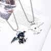 Cartoon Black White Dragon Necklace Hip Hop Style Couple Lovely Necklace Fashion Jewelry Accessories