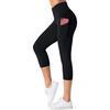 Women's High Waist Gathering Pocket Athlete Capri Tights Yoga Pilates