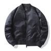 Jacket Men's Bomber Jacket Men's Autumn and Winter Thick Double-sided Baseball Uniform Plus Fat Plus Size Men's Cotton Jacket