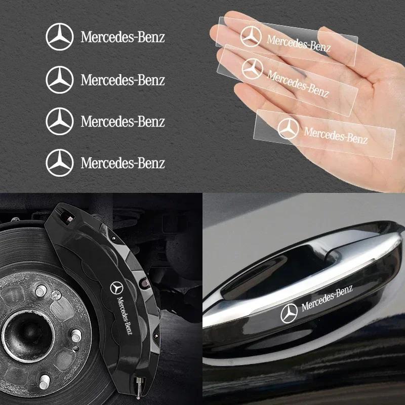 Car Stickers emblem Auto Decor Decals Window Wiper Stickers for Mercedes Benz AMG A B R G Class GLK GLA CLA GLB GLC C200 W176 NKT0