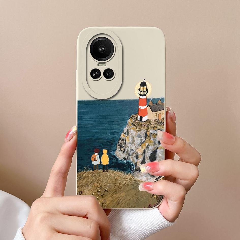 Для Oppo Reno 7 8 10 Pro 5G 2 3 4 5 6 Lite чехол модный противоударный жидкий мягкий силикон черный, белый цвет квадратный защитный чехол для камеры для бампера Oppo