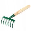 Metal Garden Rake 6-Tine Handle
