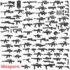 WWII Military Building Blocks Solider Figures Gifts Weapons Rifle Machine Gun Pistol Equipments Accessories MOC Mini Bricks Toys