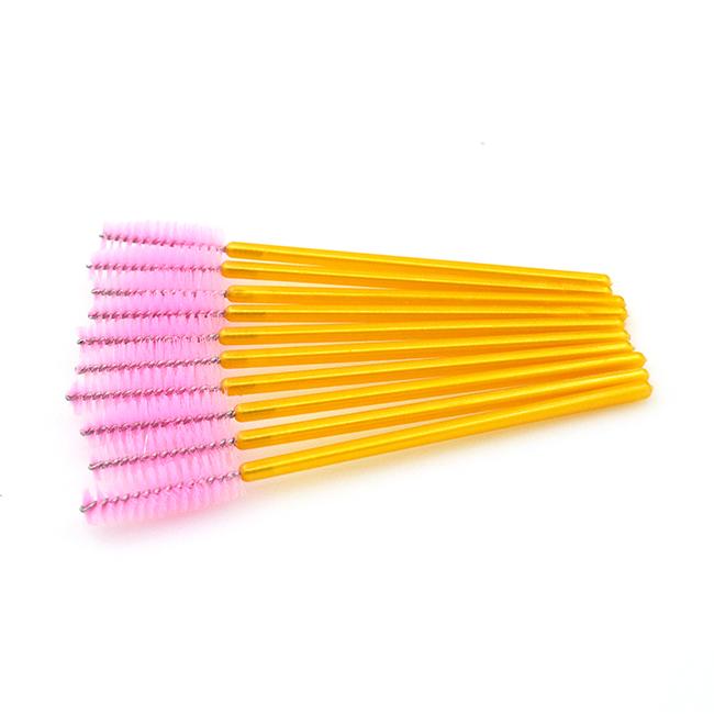 Disposable Mascara Wand Custom Crystal Disposable Mascara Lash Brush and Spoolies Lash Brushes