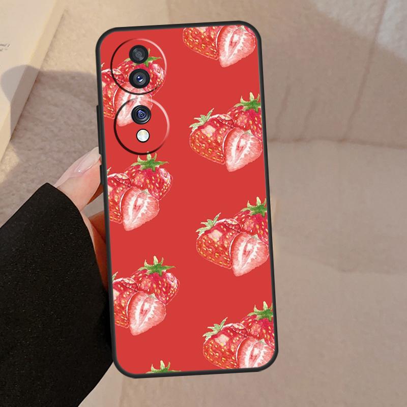 Чехол-бампер Strawberry For Honor Magic 7 Pro 5 6 V5 для Honor 200 400 50 70 90 Lite X8a X8b X9a X9b X9c