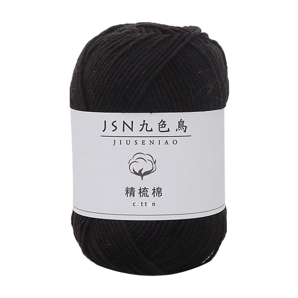 Молочный хлопок 4 нити Baby Line Diy Doll Хлопковая нить Вязание крючком из детской шерсти