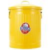 Dalton Garbage Can L Size 24L Yellow I Want To Use Something That I Think Is Clean When Putting Garbage Garbage Can with Lid Tin Can Height 440mm