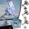 Металлический магнитный автомобильный держатель для телефона, вращающийся на 360 градусов, складной настольный кронштейн для телефона в автомобиле для B1d1