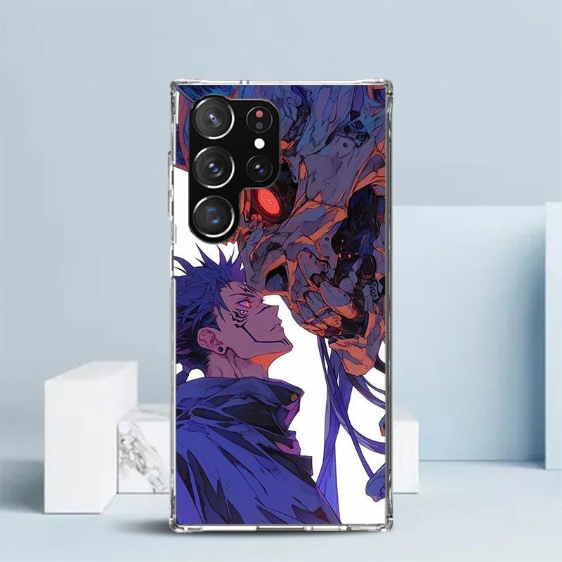 Чехол для телефона Kaisen J-Jujutsu Itadori Yuji для Samsung Galaxy S24 S25 Edge S26 Ultra S22 S23 Plus S21 + S20 FE Мягкая задняя крышка из ТПУ