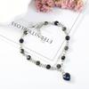 Women's Ocean Heart Crystal Bracelet - Fashionable Jewelry for Girls