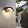 Modern Minimalist Waterproof Outdoor Wall Light with Radar Motion Sensor for Balcony and Doorway
