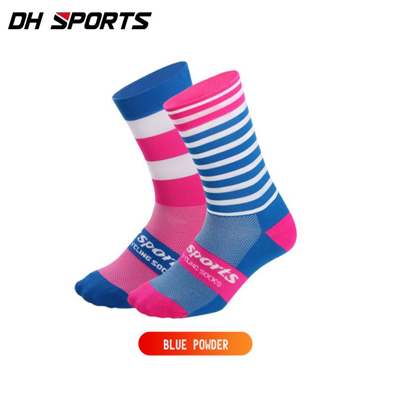 DH SPORTS Professional Cycling Socks Best Funky Breathable Wicking Road Bicycle Sport Compression Running Socks