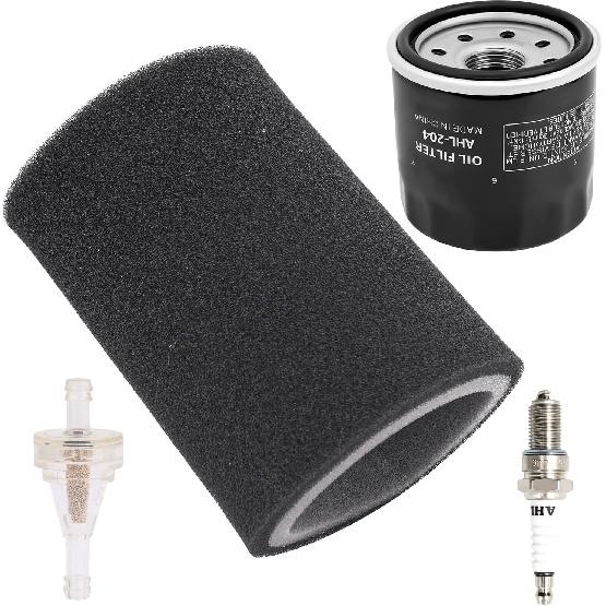 AHL Воздушный фильтр & Масляный фильтр & Топливный фильтр & Свеча зажигания Совместимо с Yamaha Grizzly Bruin Wolverine 350 450 2004-2014 Kodiak 400 450 2004-2006