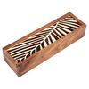 Portable Retro Box Hollow Wood Pencil Case Storage Box Students Cute Wooden Pencil Box Multi Station